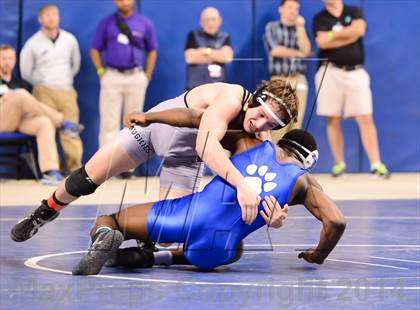 Thumbnail 2 in NCHSAA 4A Wrestling Championships photogallery.
