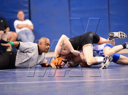 Thumbnail 2 in NCHSAA 4A Wrestling Championships photogallery.