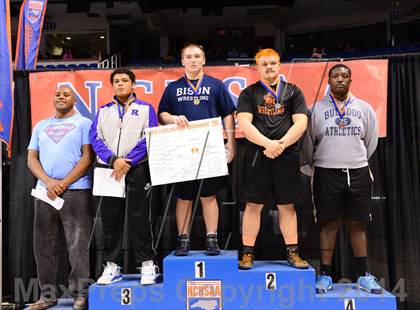Thumbnail 2 in NCHSAA 4A Wrestling Championships photogallery.