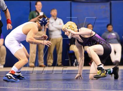 Thumbnail 1 in NCHSAA 4A Wrestling Championships photogallery.