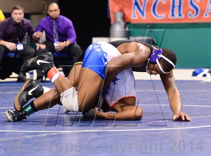 Thumbnail 1 in NCHSAA 4A Wrestling Championships photogallery.