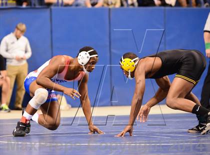 Thumbnail 3 in NCHSAA 4A Wrestling Championships photogallery.