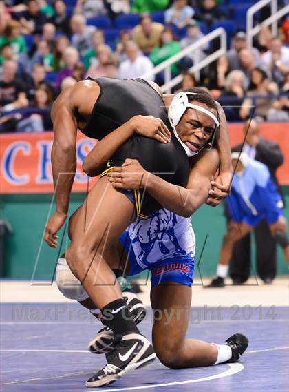 Thumbnail 2 in NCHSAA 4A Wrestling Championships photogallery.