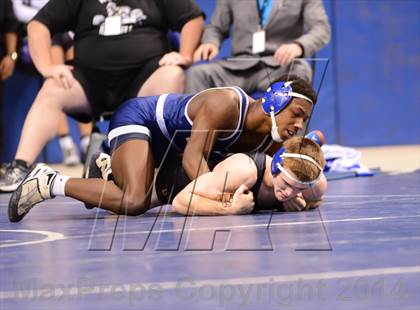 Thumbnail 3 in NCHSAA 4A Wrestling Championships photogallery.