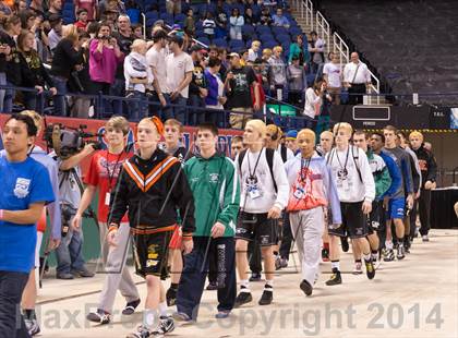 Thumbnail 3 in NCHSAA 4A Wrestling Championships photogallery.