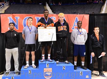 Thumbnail 2 in NCHSAA 4A Wrestling Championships photogallery.