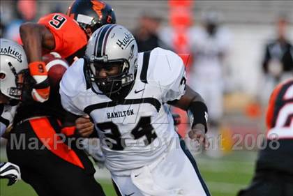 Thumbnail 1 in Chandler Hamilton vs. Booker T. Washington (Miami Kickoff Classic) photogallery.