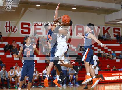 Thumbnail 1 in Rolling Hills Prep vs. Birmingham (Ryse Williams Pac Shores Tournament) photogallery.