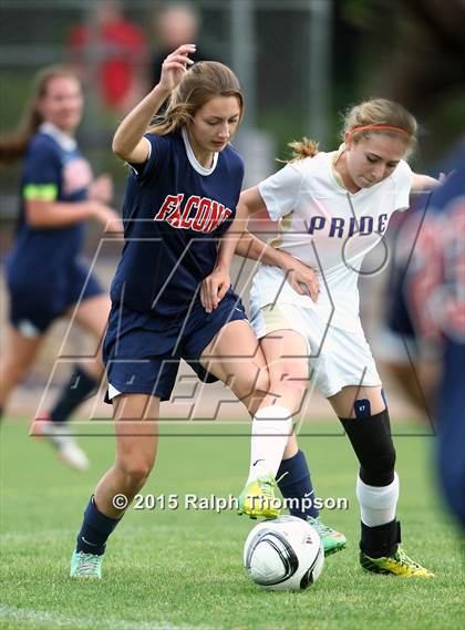 Thumbnail 3 in Vacaville Christian @ Bradshaw Christian (BCHS Senior Night) photogallery.