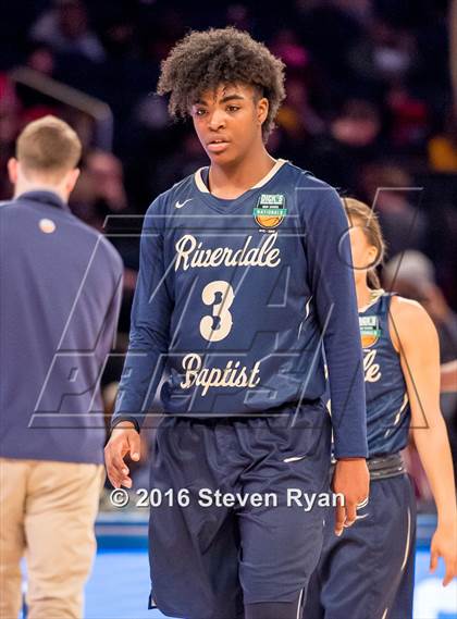 Thumbnail 1 in Ribault vs. Riverdale Baptist (DICK's National Tournament Final) photogallery.