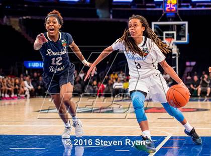 Thumbnail 1 in Ribault vs. Riverdale Baptist (DICK's National Tournament Final) photogallery.