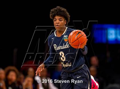 Thumbnail 3 in Ribault vs. Riverdale Baptist (DICK's National Tournament Final) photogallery.