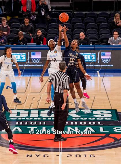 Thumbnail 1 in Ribault vs. Riverdale Baptist (DICK's National Tournament Final) photogallery.