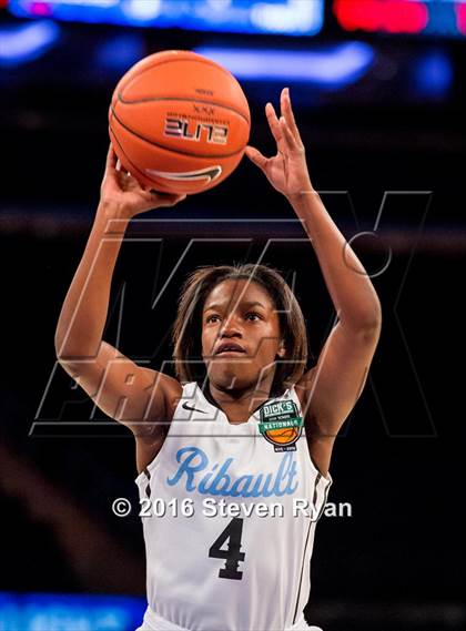 Thumbnail 1 in Ribault vs. Riverdale Baptist (DICK's National Tournament Final) photogallery.