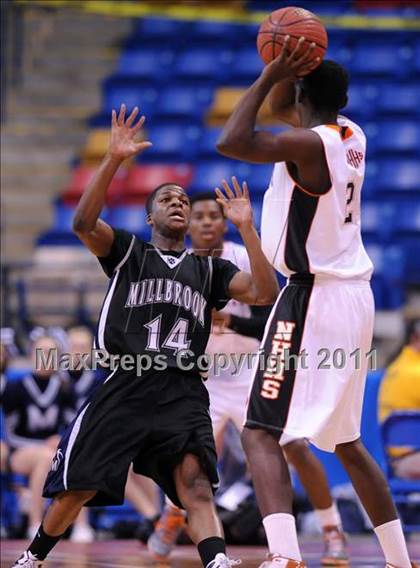 Thumbnail 1 in New Hanover vs Millbrook (NCHSAA Regional Final) photogallery.