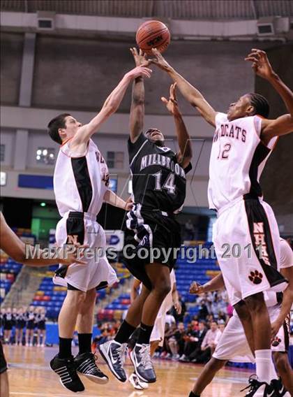 Thumbnail 1 in New Hanover vs Millbrook (NCHSAA Regional Final) photogallery.