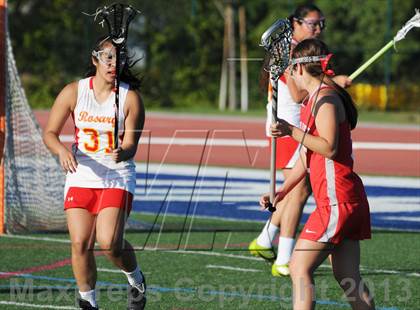 Thumbnail 2 in Mater Dei vs. Rosary photogallery.