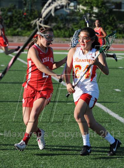 Thumbnail 3 in Mater Dei vs. Rosary photogallery.