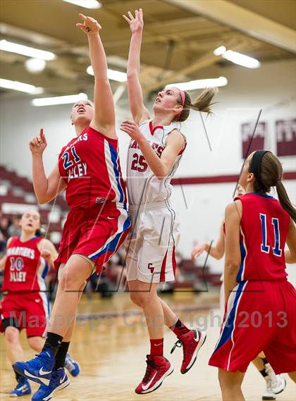 Thumbnail 1 in Cumberland Valley vs. Chartiers Valley (PIAA Class AAAA Playoff - Semifinal) photogallery.