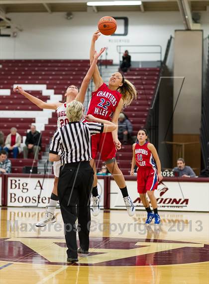 Thumbnail 2 in Cumberland Valley vs. Chartiers Valley (PIAA Class AAAA Playoff - Semifinal) photogallery.