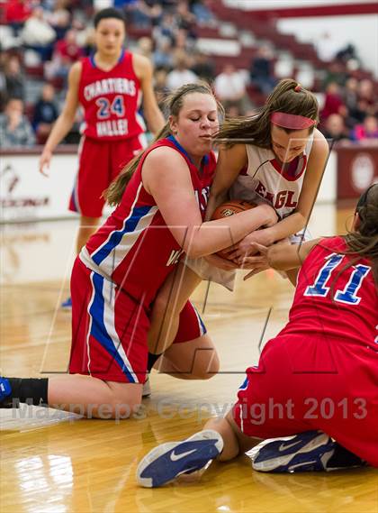 Thumbnail 2 in Cumberland Valley vs. Chartiers Valley (PIAA Class AAAA Playoff - Semifinal) photogallery.