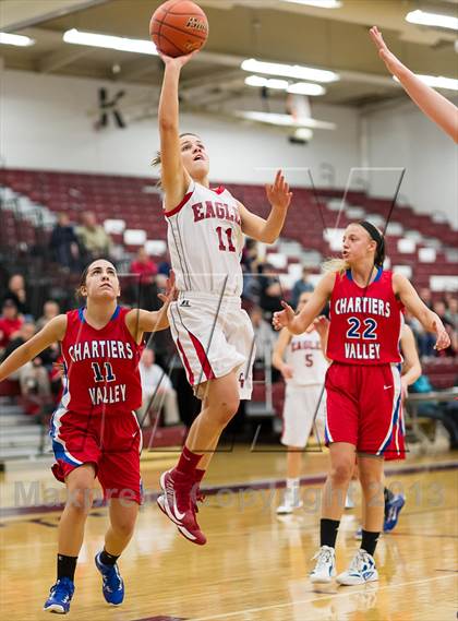 Thumbnail 3 in Cumberland Valley vs. Chartiers Valley (PIAA Class AAAA Playoff - Semifinal) photogallery.