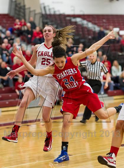 Thumbnail 1 in Cumberland Valley vs. Chartiers Valley (PIAA Class AAAA Playoff - Semifinal) photogallery.