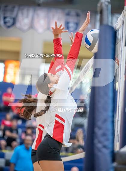 Thumbnail 2 in Imperial vs. Horizon Prep (CIF SDS D4 volleyball finals) photogallery.