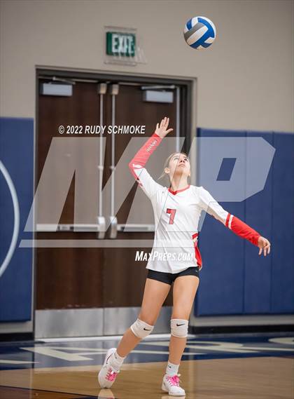 Thumbnail 3 in Imperial vs. Horizon Prep (CIF SDS D4 volleyball finals) photogallery.