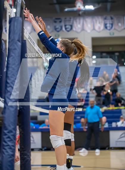 Thumbnail 2 in Imperial vs. Horizon Prep (CIF SDS D4 volleyball finals) photogallery.