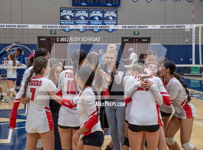 Thumbnail 1 in Imperial vs. Horizon Prep (CIF SDS D4 volleyball finals) photogallery.