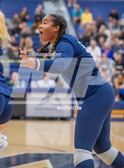 Thumbnail 1 in Imperial vs. Horizon Prep (CIF SDS D4 volleyball finals) photogallery.