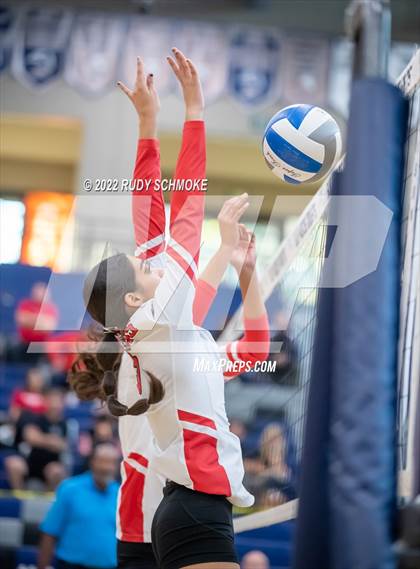 Thumbnail 1 in Imperial vs. Horizon Prep (CIF SDS D4 volleyball finals) photogallery.