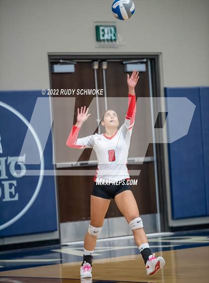Thumbnail 1 in Imperial vs. Horizon Prep (CIF SDS D4 volleyball finals) photogallery.