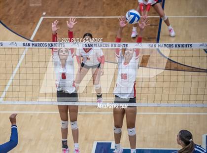 Thumbnail 3 in Imperial vs. Horizon Prep (CIF SDS D4 volleyball finals) photogallery.