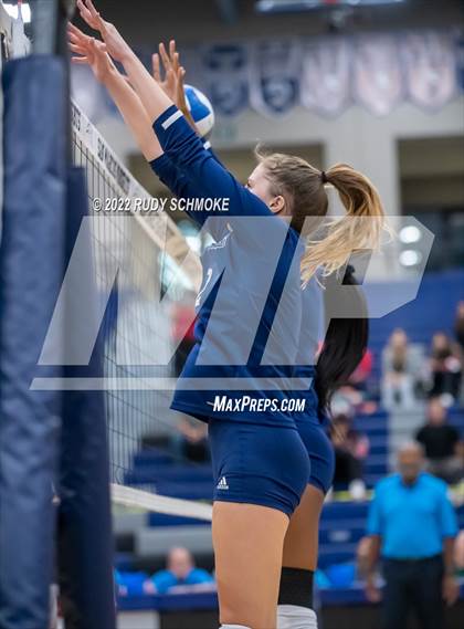 Thumbnail 3 in Imperial vs. Horizon Prep (CIF SDS D4 volleyball finals) photogallery.