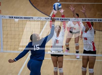 Thumbnail 1 in Imperial vs. Horizon Prep (CIF SDS D4 volleyball finals) photogallery.