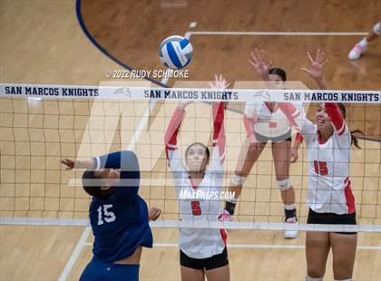 Thumbnail 3 in Imperial vs. Horizon Prep (CIF SDS D4 volleyball finals) photogallery.