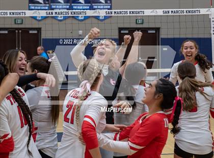 Thumbnail 2 in Imperial vs. Horizon Prep (CIF SDS D4 volleyball finals) photogallery.