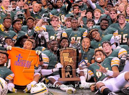 Thumbnail 1 in Amite vs. Livonia (LHSAA 3A Final) photogallery.