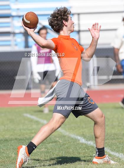 Thumbnail 3 in Thunderbird vs Mountain Pointe (Cactus Duel Out West 7-on-7 Tournament) photogallery.