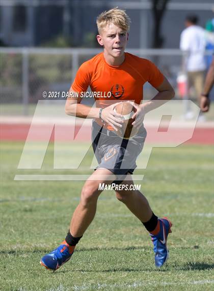 Thumbnail 1 in Thunderbird vs Mountain Pointe (Cactus Duel Out West 7-on-7 Tournament) photogallery.