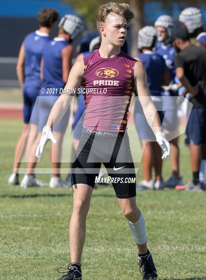 Thumbnail 2 in Thunderbird vs Mountain Pointe (Cactus Duel Out West 7-on-7 Tournament) photogallery.