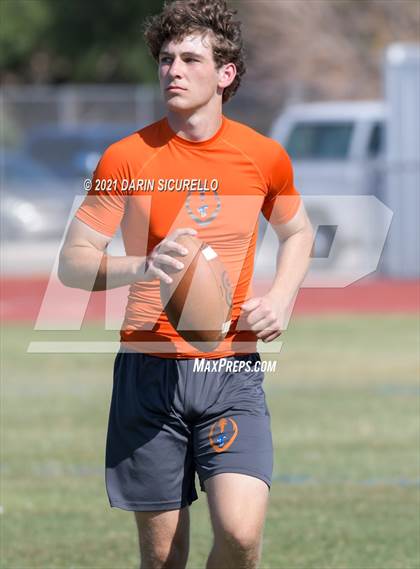 Thumbnail 1 in Thunderbird vs Mountain Pointe (Cactus Duel Out West 7-on-7 Tournament) photogallery.