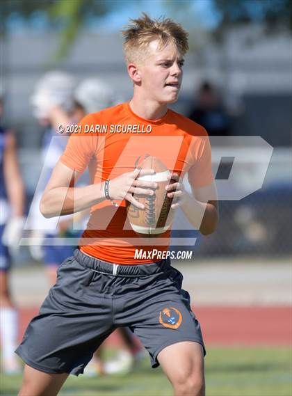 Thumbnail 1 in Thunderbird vs Mountain Pointe (Cactus Duel Out West 7-on-7 Tournament) photogallery.