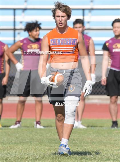 Thumbnail 3 in Thunderbird vs Mountain Pointe (Cactus Duel Out West 7-on-7 Tournament) photogallery.