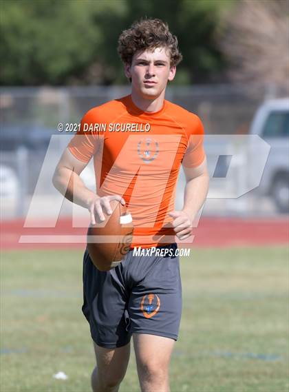 Thumbnail 3 in Thunderbird vs Mountain Pointe (Cactus Duel Out West 7-on-7 Tournament) photogallery.