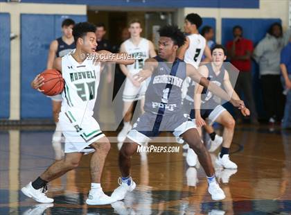 Thumbnail 1 in Georgetown Prep vs Roswell (Rotary Roundball Classic) photogallery.