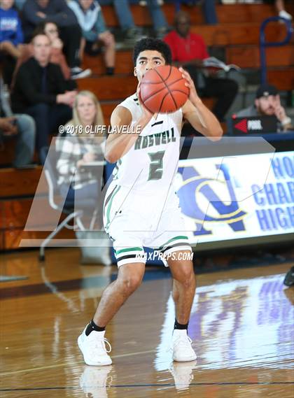 Thumbnail 2 in Georgetown Prep vs Roswell (Rotary Roundball Classic) photogallery.