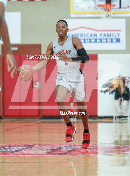 Thumbnail 3 in Desert Vista vs Findlay Prep (Hoophall West) photogallery.